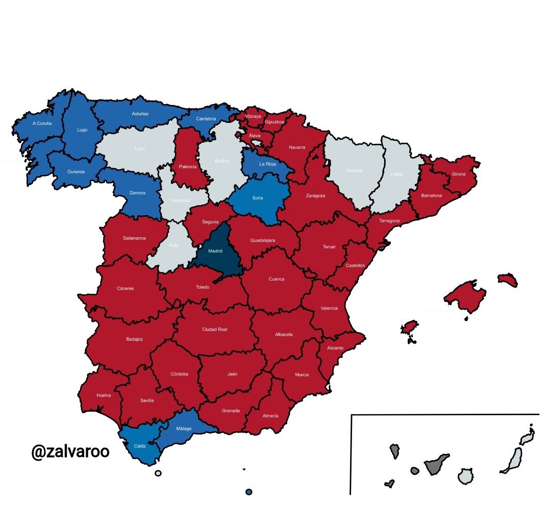 Los resultados ajustados de las elecciones generales abren la puerta a una compleja negociación política en España